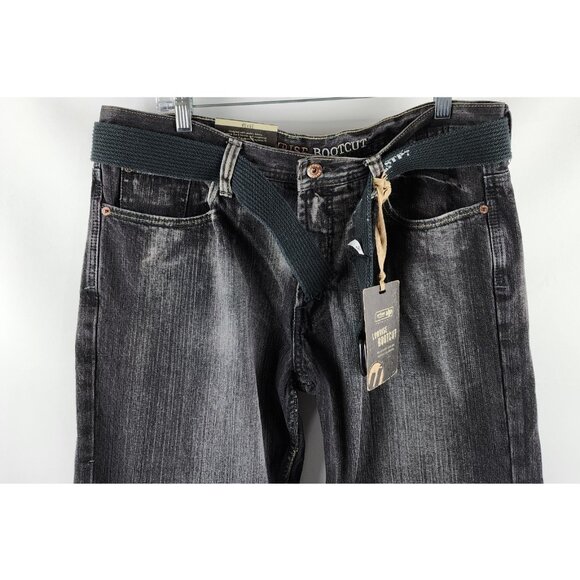 Urban Pipeline Urban Up Jeans Mens 36x34 Black Low Rise Bootcut Denim NWT - Picture 2 of 11